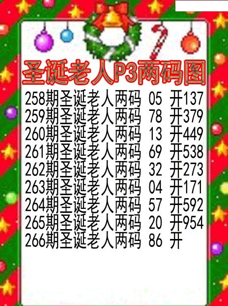 圣诞老人两码图