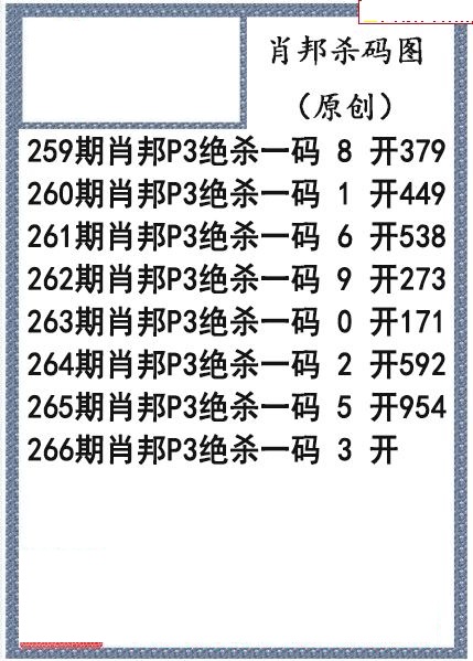 肖邦杀码