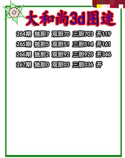 大和尚三胆