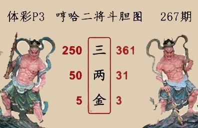 哼哈二将斗胆图