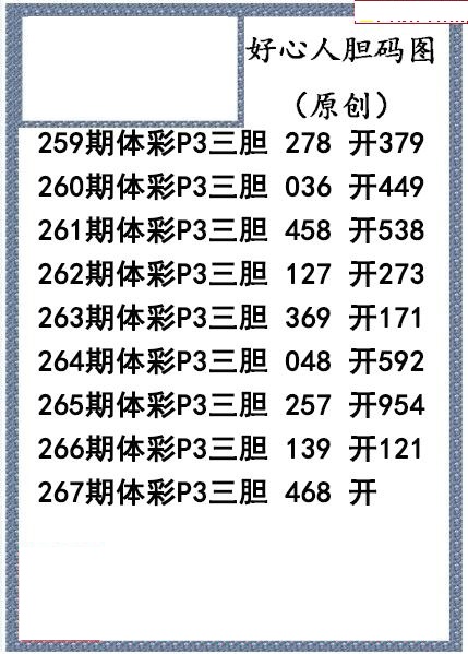 好心人送胆