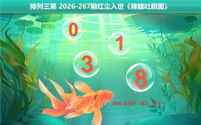 锦鲤吐胆图
