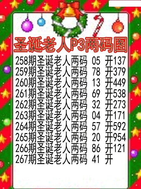 圣诞老人两码图