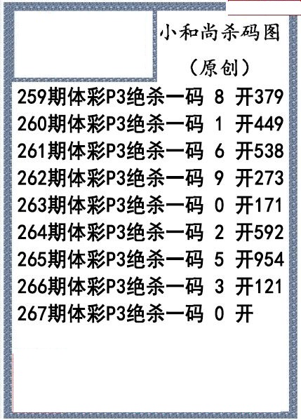 小和尚杀码