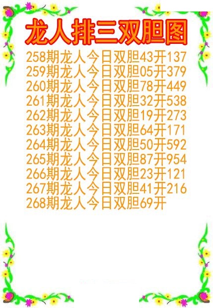 龙人双胆图