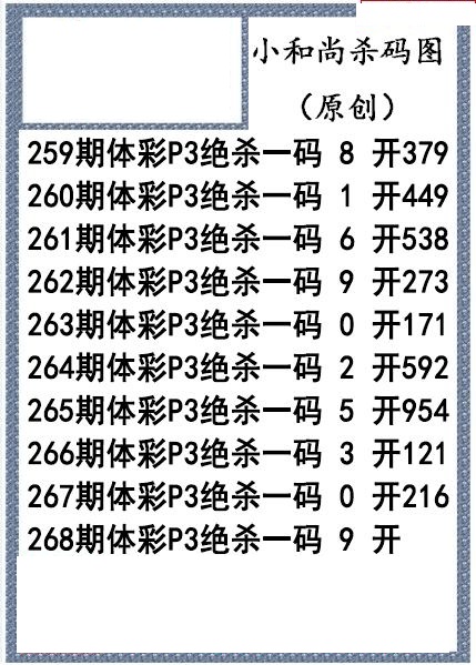 小和尚杀码