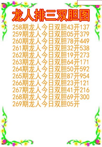 龙人双胆图