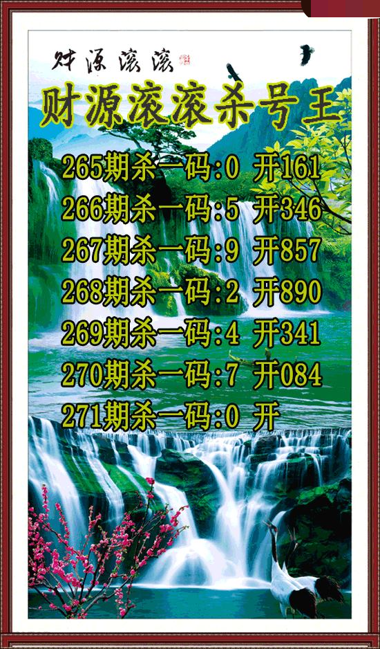 财源滚滚杀号王