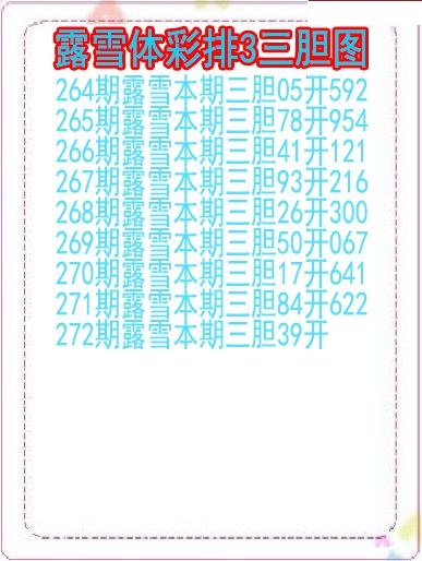 露雪三胆图