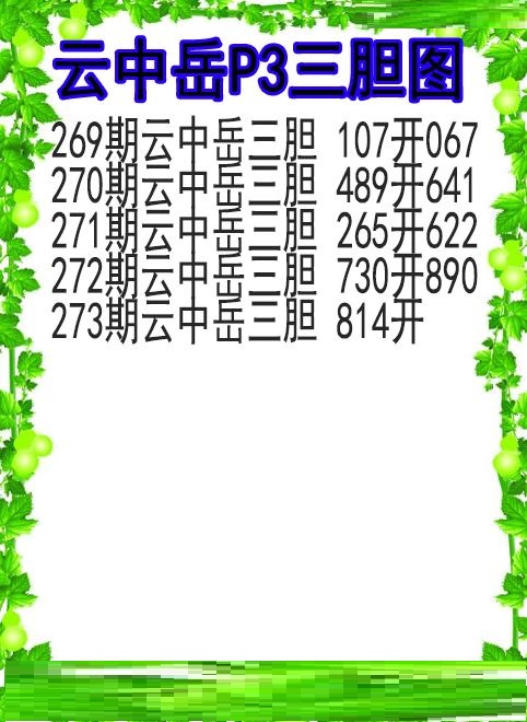 云中岳三胆图