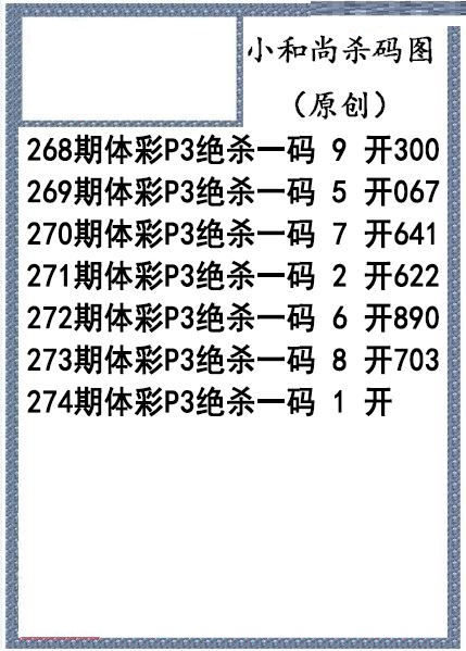 小和尚杀码
