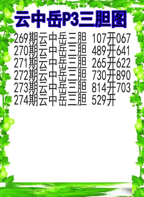 云中岳三胆图