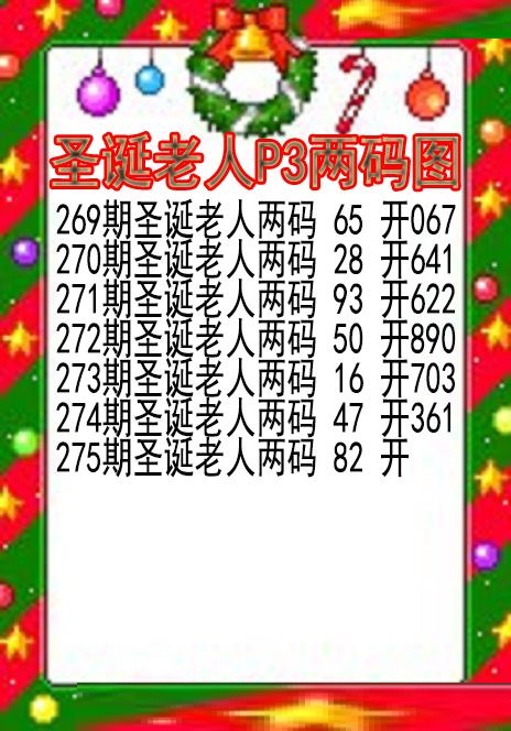 圣诞老人两码图