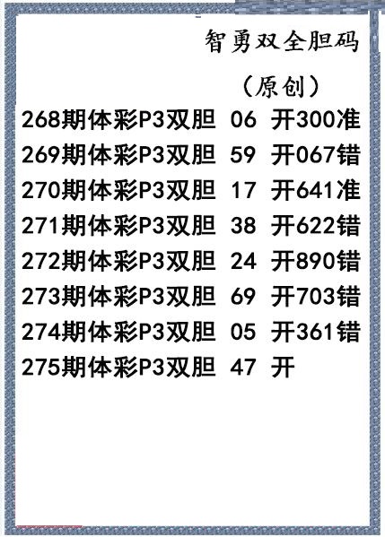 智勇双全双胆图迷