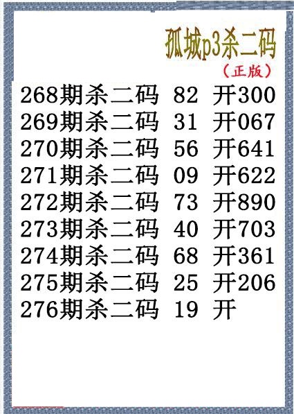 孤城杀码