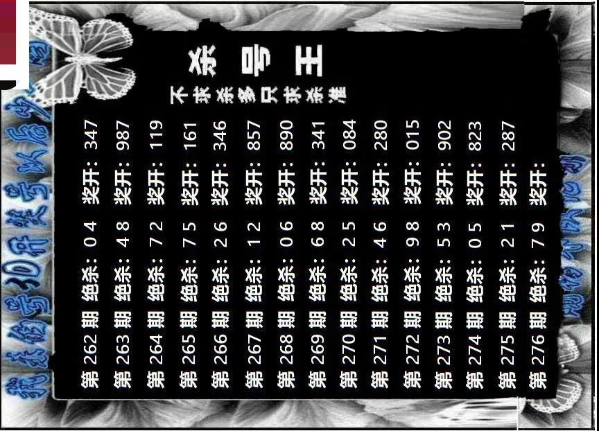 杀号王