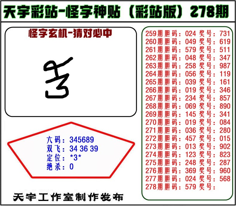 怪字神贴