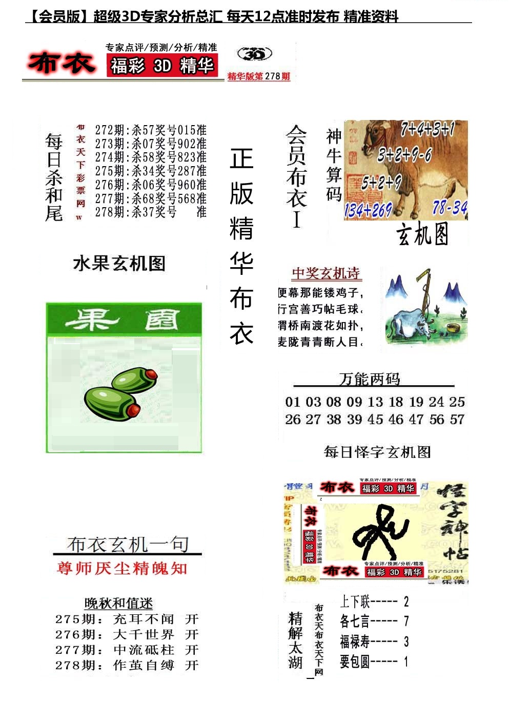 真精华会员布衣1