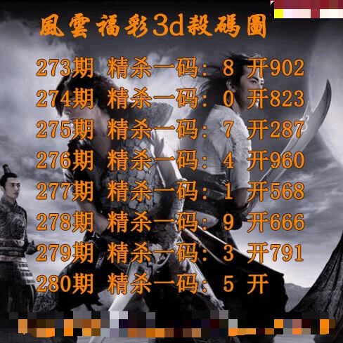 风云杀一码