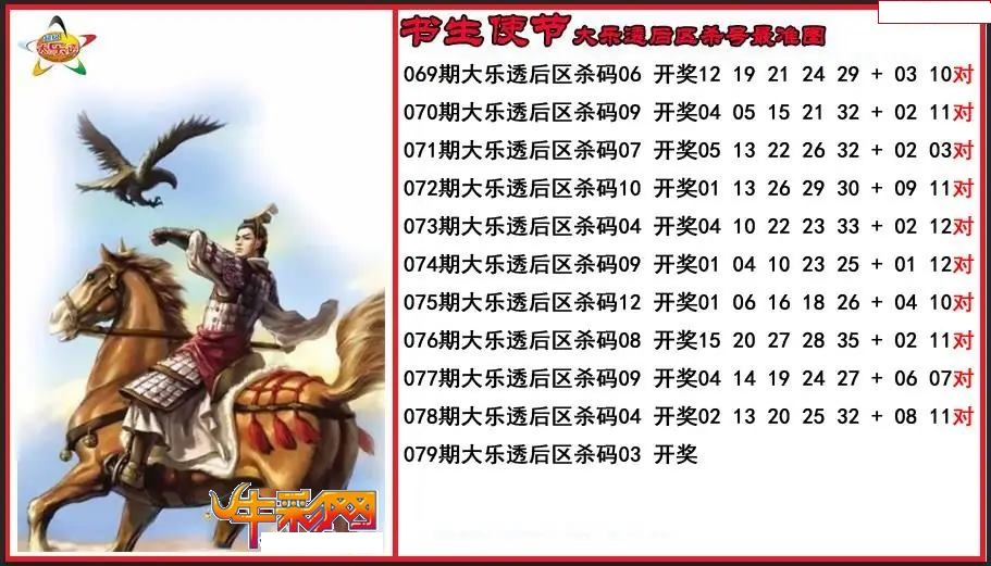 书生使节后区杀号更准图