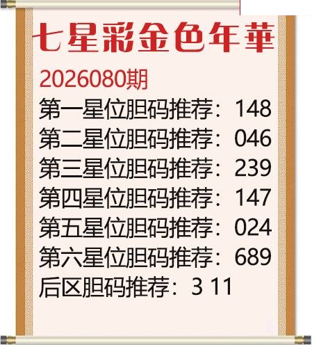 金色年华胆码