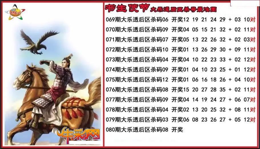 书生使节后区杀号更准图