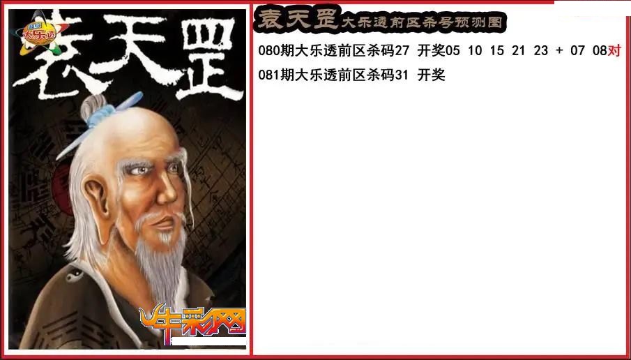 袁天罡前区杀号预测图