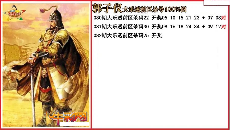 郭子仪前区杀号图