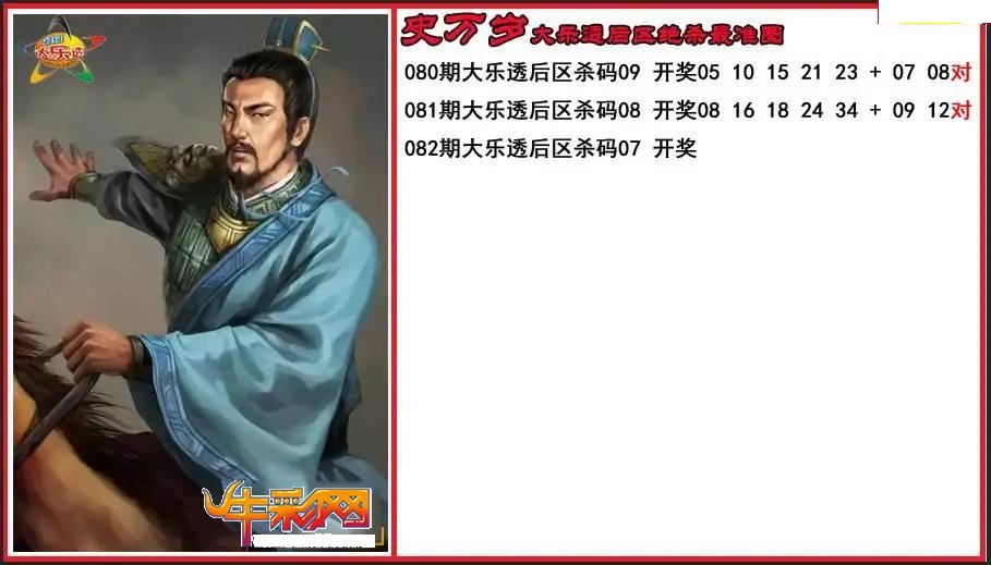 史万岁后区绝杀最准图