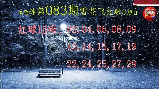 雪花飞红球图