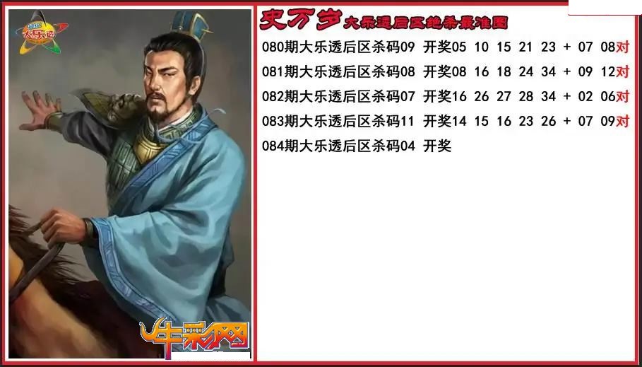 史万岁后区绝杀最准图
