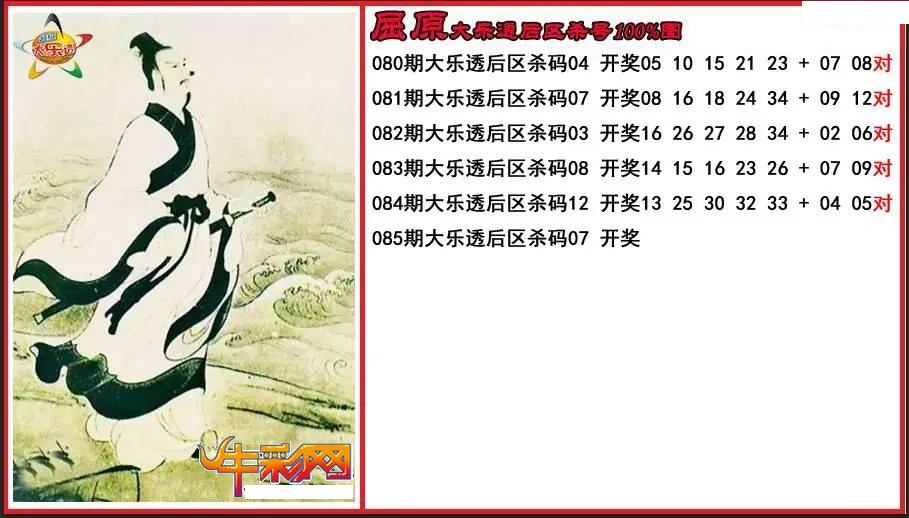 屈原后区杀号图
