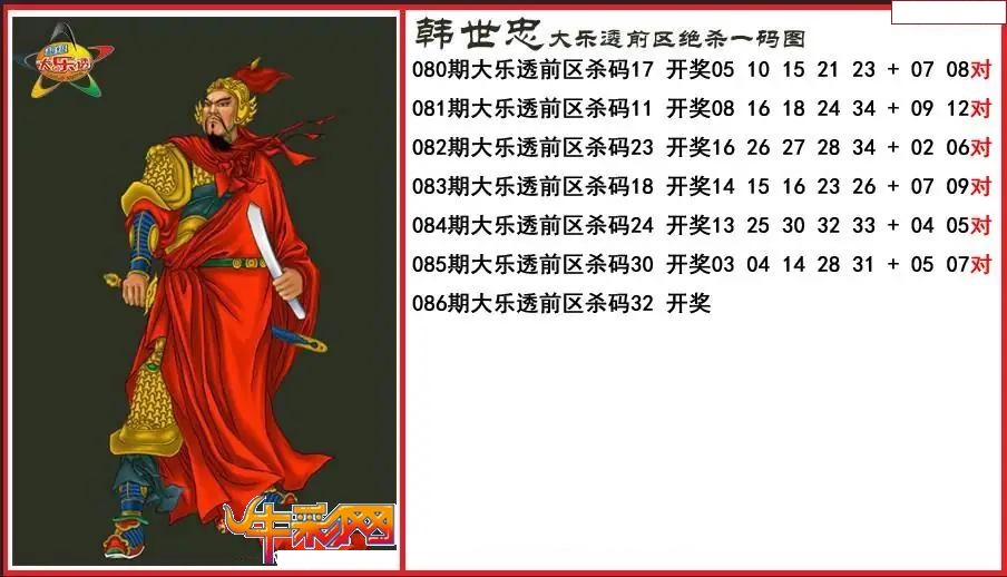 韩世忠前区绝杀一码图