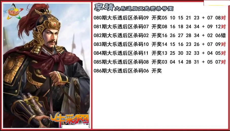 李靖后区免费杀号图