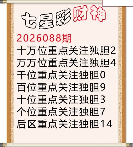 财神独胆