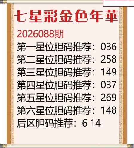 金色年华胆码