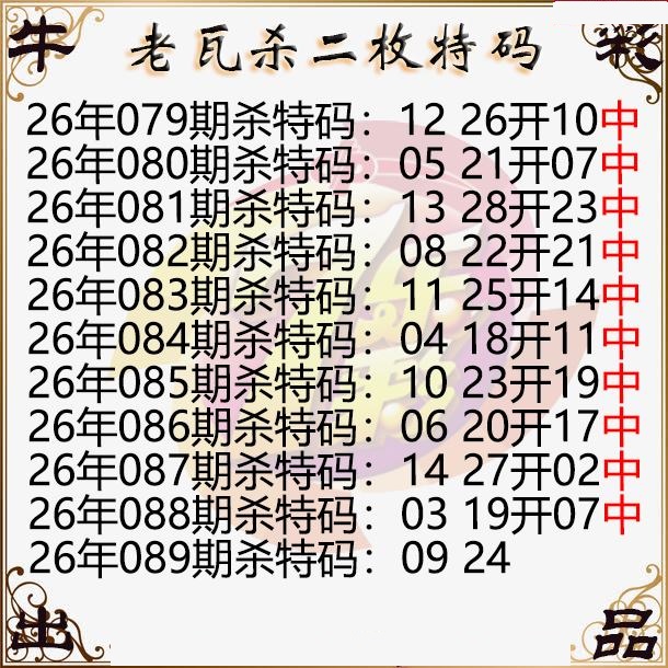 老瓦杀特码