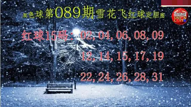 雪花飞红球图