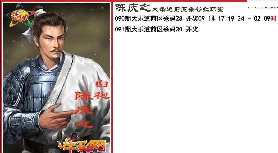 陈庆之前区杀号图
