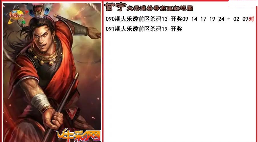 甘宁前区杀号图