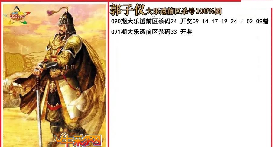 郭子仪前区杀号图