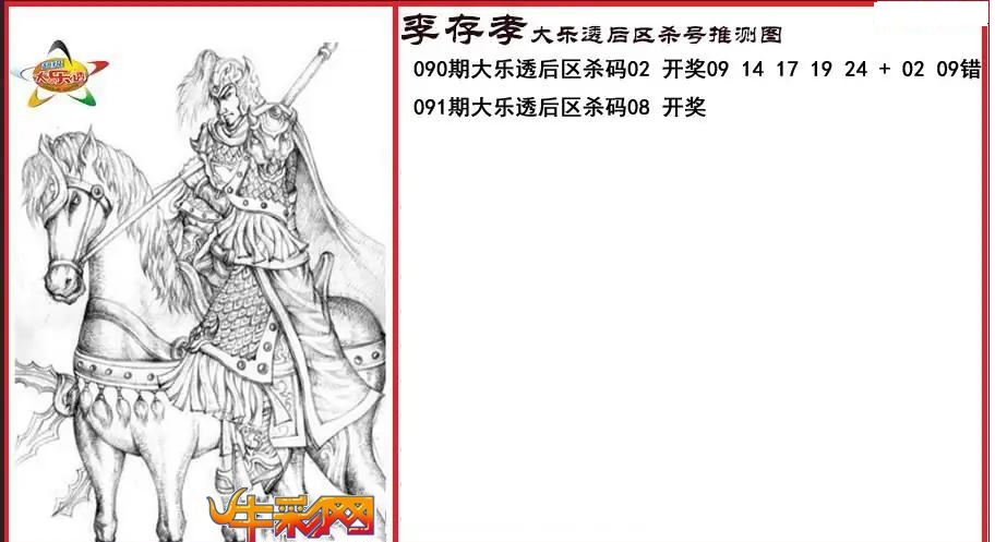 李存孝后区杀号推测图