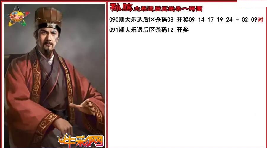 孙膑后区绝杀一码图