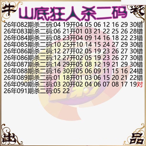 山底狂人杀二码