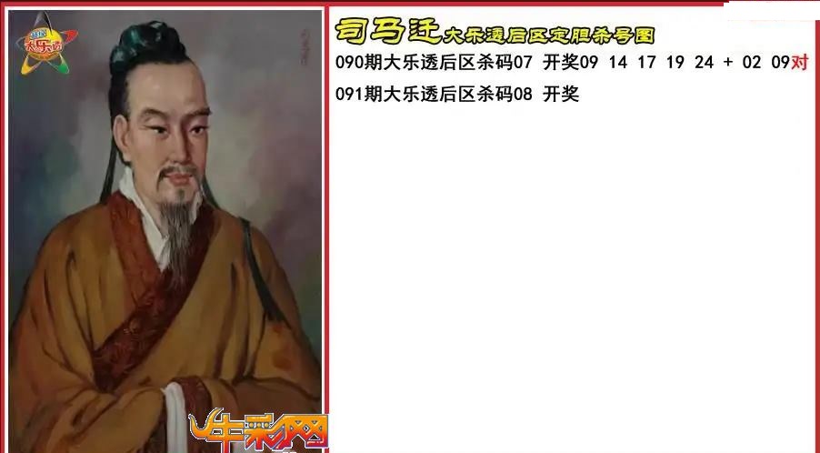 司马迁后区定胆杀号图