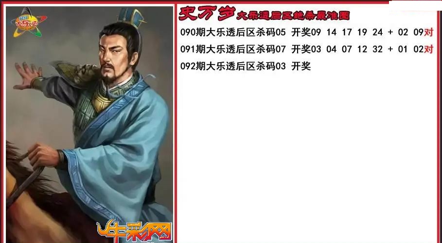 史万岁后区绝杀最准图