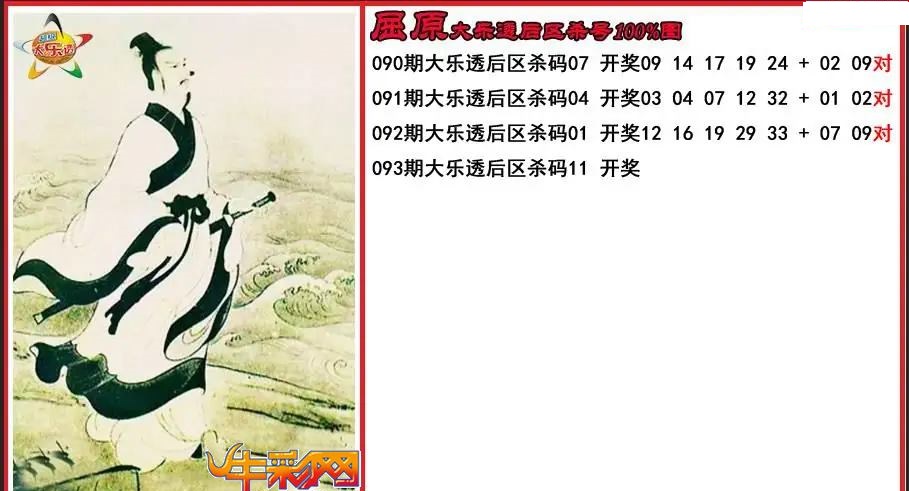 屈原后区杀号图