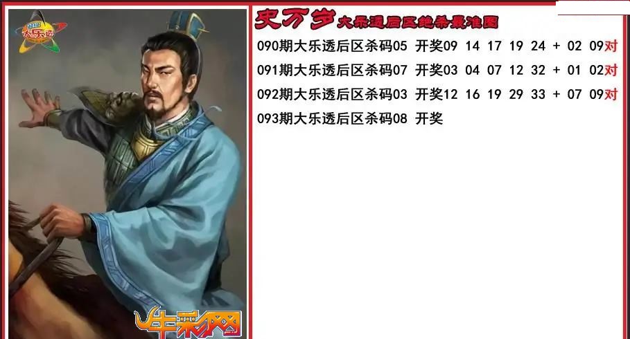 史万岁后区绝杀最准图
