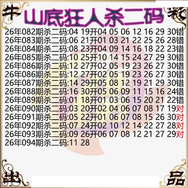 山底狂人杀二码