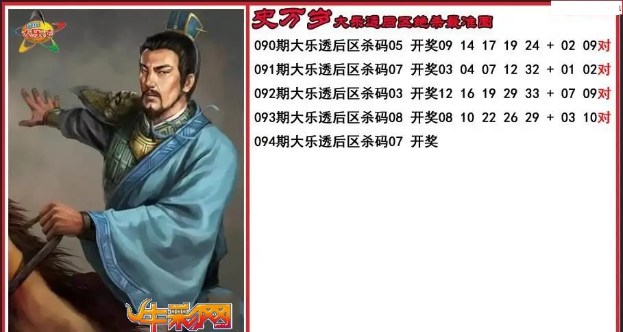 史万岁后区绝杀最准图
